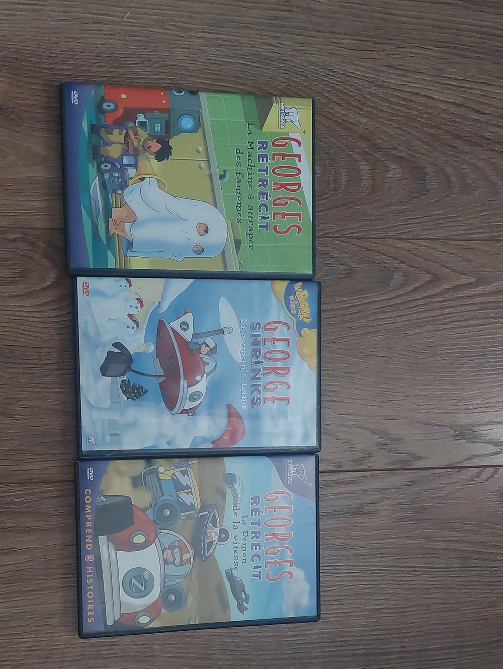 Georges Retrecit / George Shrinks DVD Collection - Blue/Red Cases Teletoon
